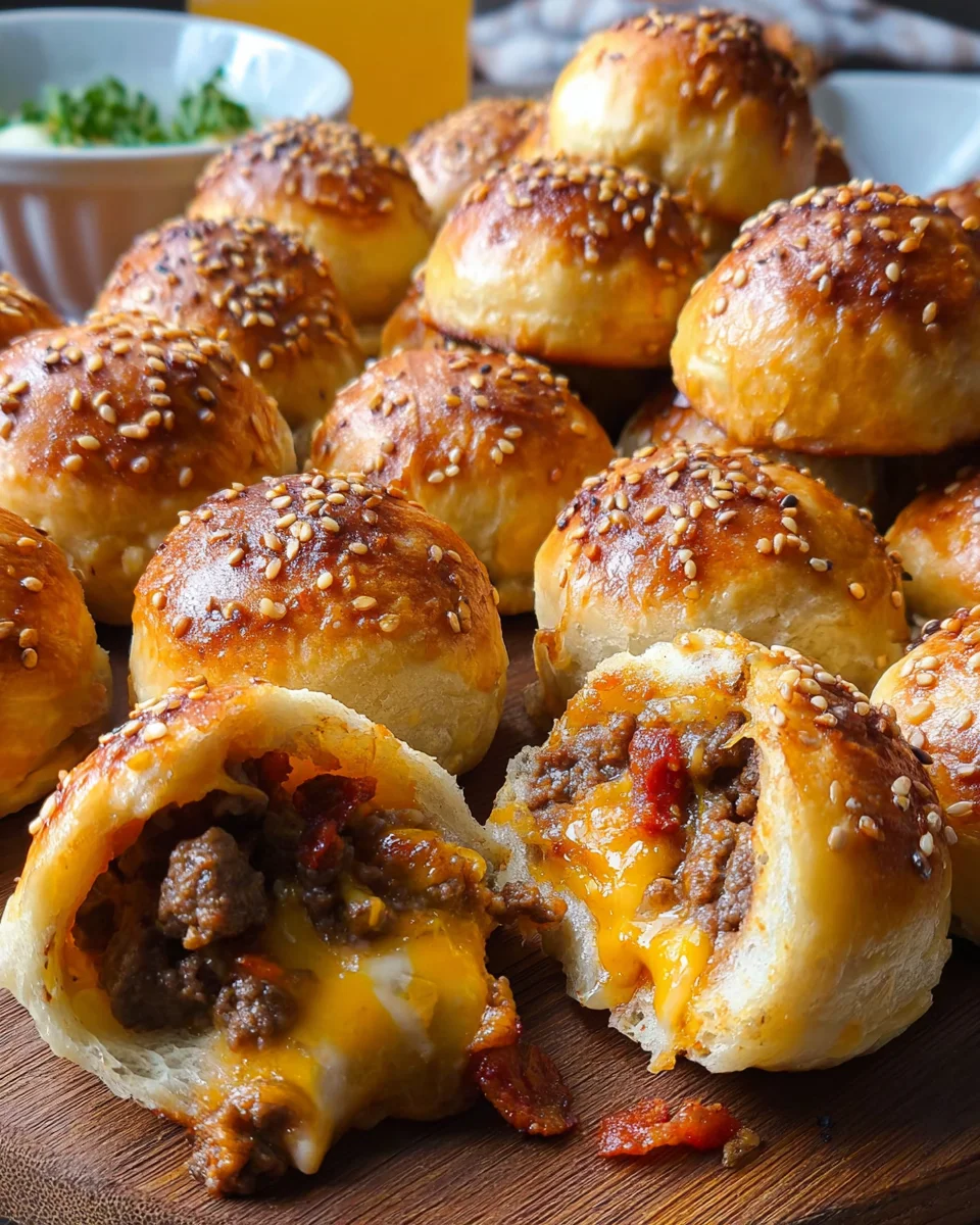 Bacon Cheeseburger Bombs Recipe