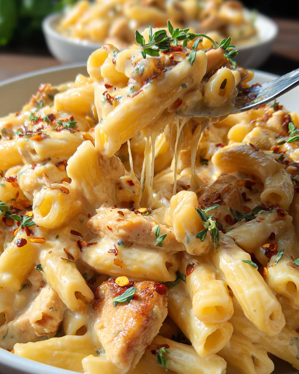 Cheesy Chicken Pasta Recipe Recipe