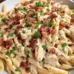 Cream Cheese Bacon Chicken Pasta Recipe