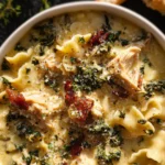 Creamy White Chicken Lasagna Soup