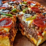 Deep-Dish Pizza Pie Recipe: A Hearty Slice of Comfort!