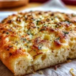 Garlic Parmesan Focaccia Bread : Savory & Easy