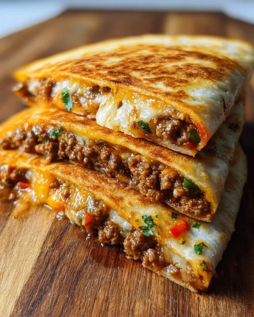Ground Beef Quesadillas