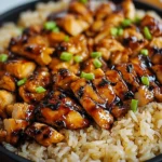 Honey BBQ Chicken Rice