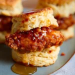 Hot Honey Chicken Biscuits
