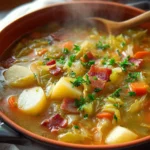 Irish Bacon, Cabbage, and Potato Soup