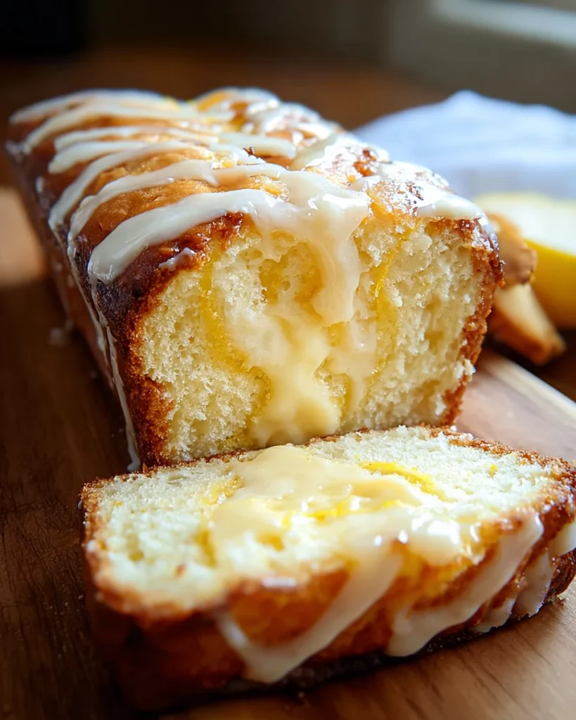 Lemon Cream Cheese Bread 🍋🍞