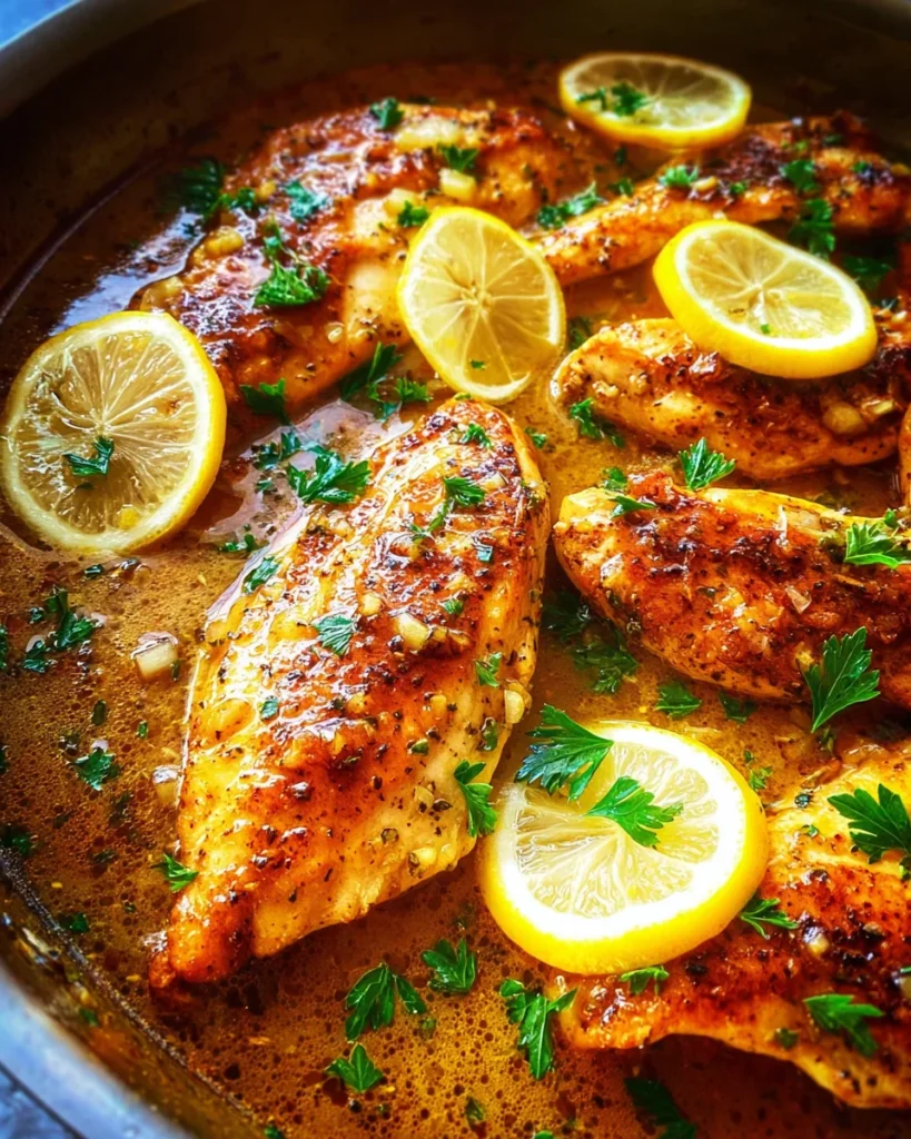 Lemon Dijon Chicken Skillet