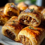 Savory French Onion Sausage Rolls