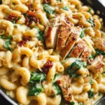Tuscan Chicken Mac And Cheese (ONE POT, STOVE TOP)
