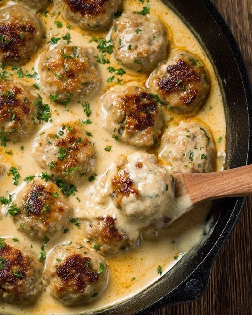 Amazing Keto Turkey Meatballs In A Creamy Sauce: This Is How