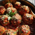 Baked Italian Meatballs