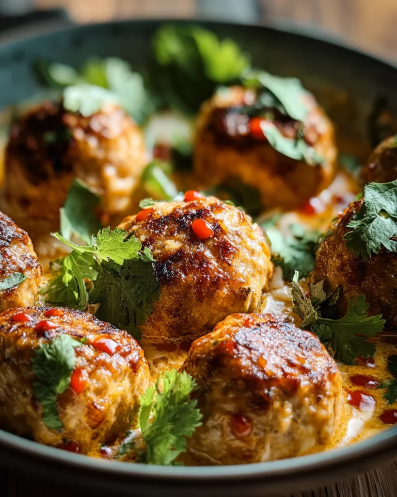 Coconut Chicken Meatballs
