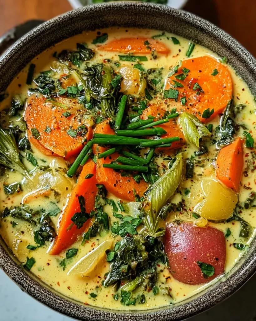 Cream of Spring Vegetable Soup