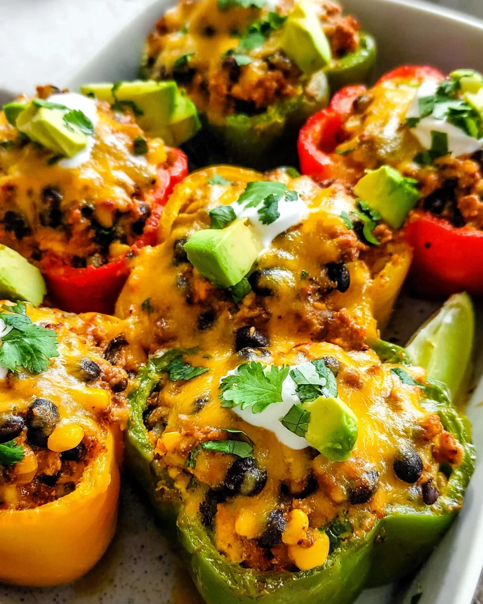 Easy Taco Stuffed Peppers
