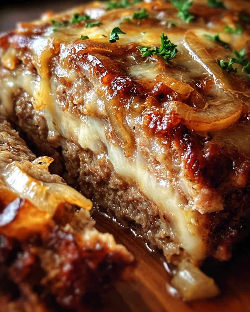 French Onion Meatloaf