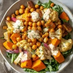 Glow Bowl Recipe: Roasted Veggie, Tahini Yogurt Sauce