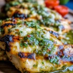 Grilled Salsa Verde Pepper Jack Chicken