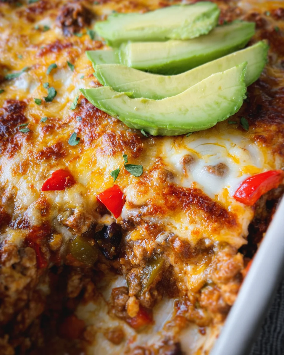 Ground Turkey Taco Casserole