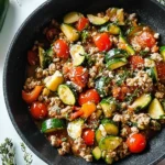 Ground Turkey and Zucchini Skillet