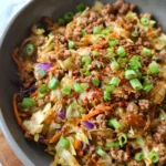 LOW-CARB EASY TO MAKE EGG ROLL IN A BOWL