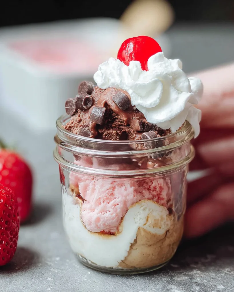 Mason Jar Ice Cream
