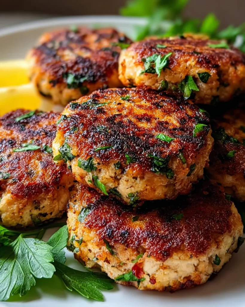 Mediterranean Chicken Patties