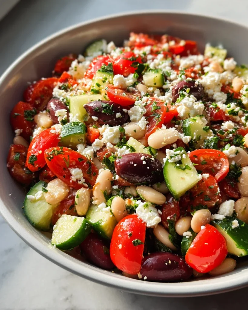 Mediterranean White Bean Salad