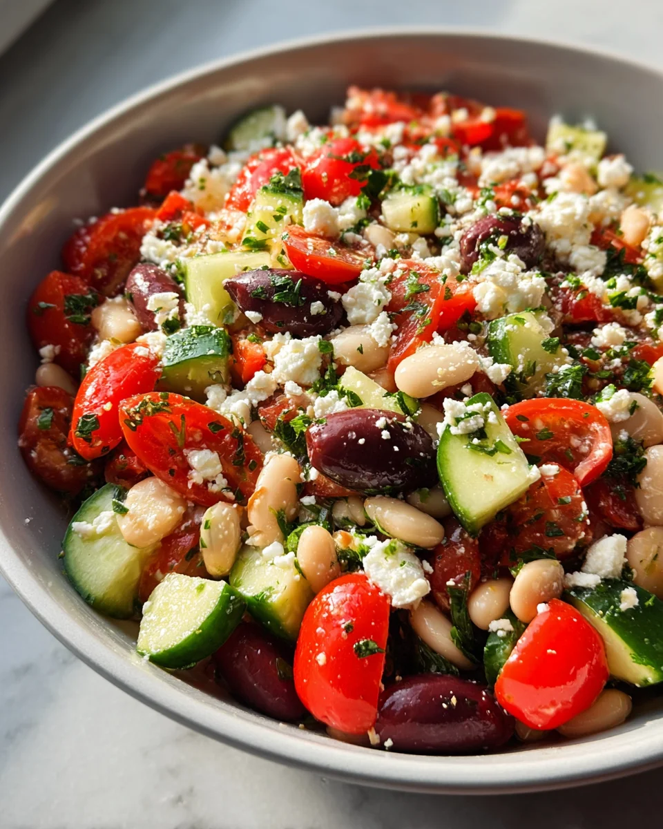 Mediterranean White Bean Salad