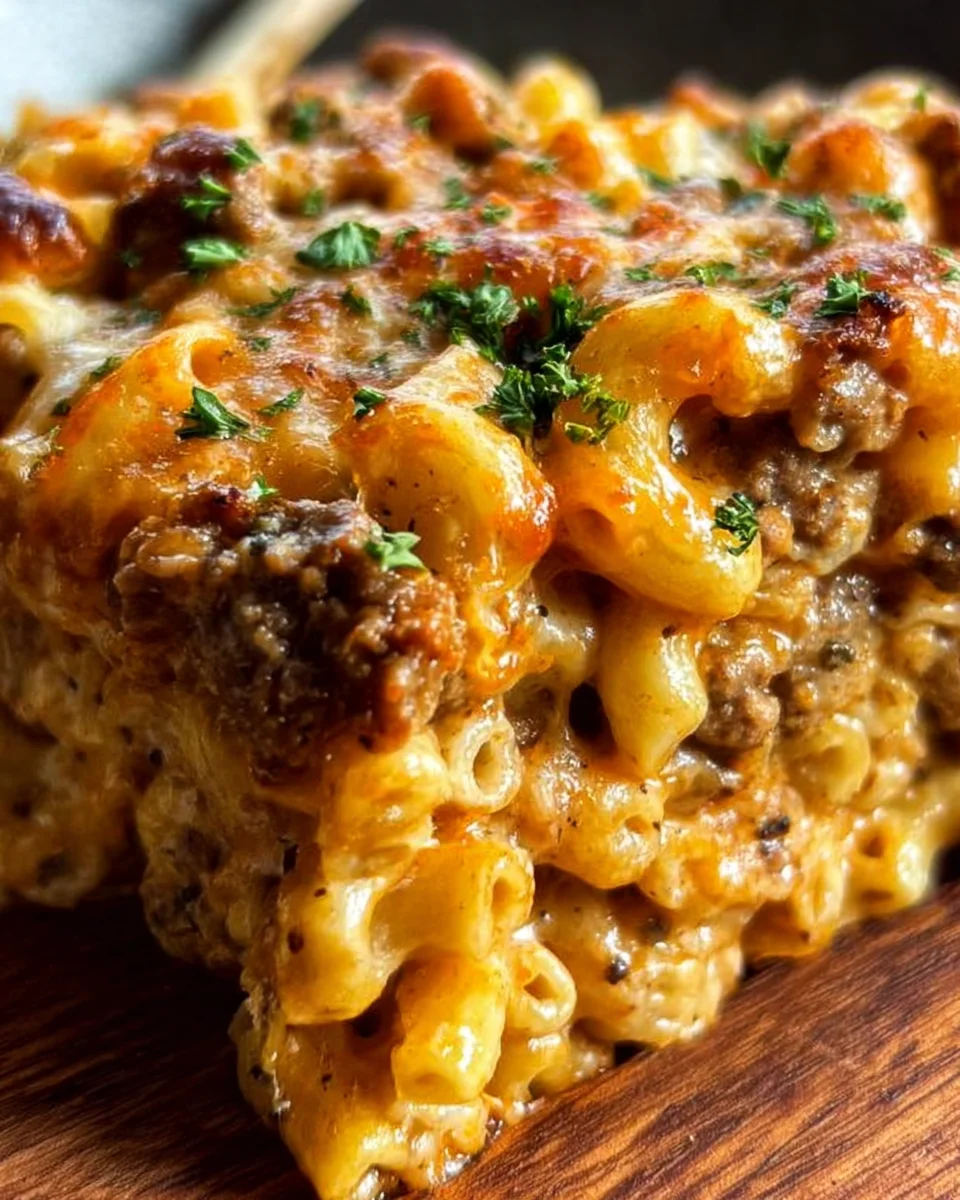 One Pot Cheeseburger Casserole
