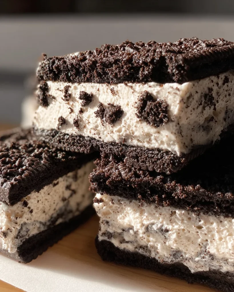 Oreo Ice Cream Sandwiches