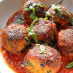 Roasted Eggplant "Meatballs"