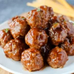Slow Cooker Sweet Hawaiian Teriyaki Meatballs