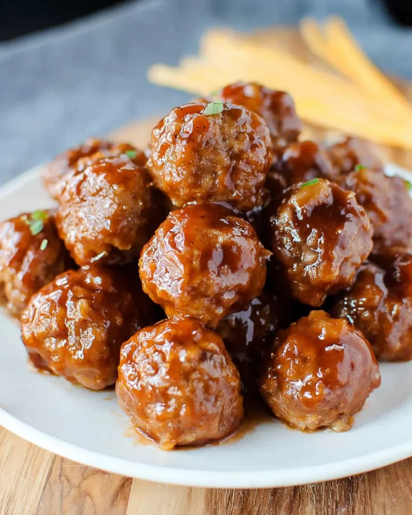 Slow Cooker Sweet Hawaiian Teriyaki Meatballs