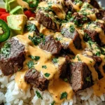 Steak Queso Rice