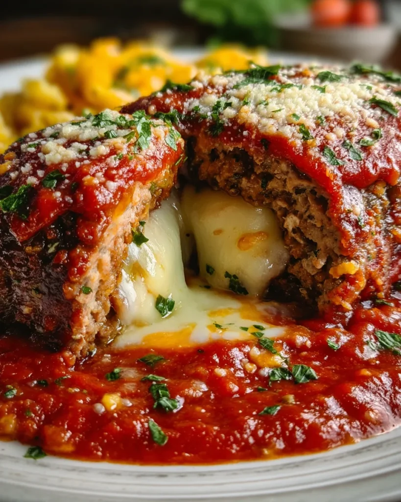 Stuffed Italian Meatloaf