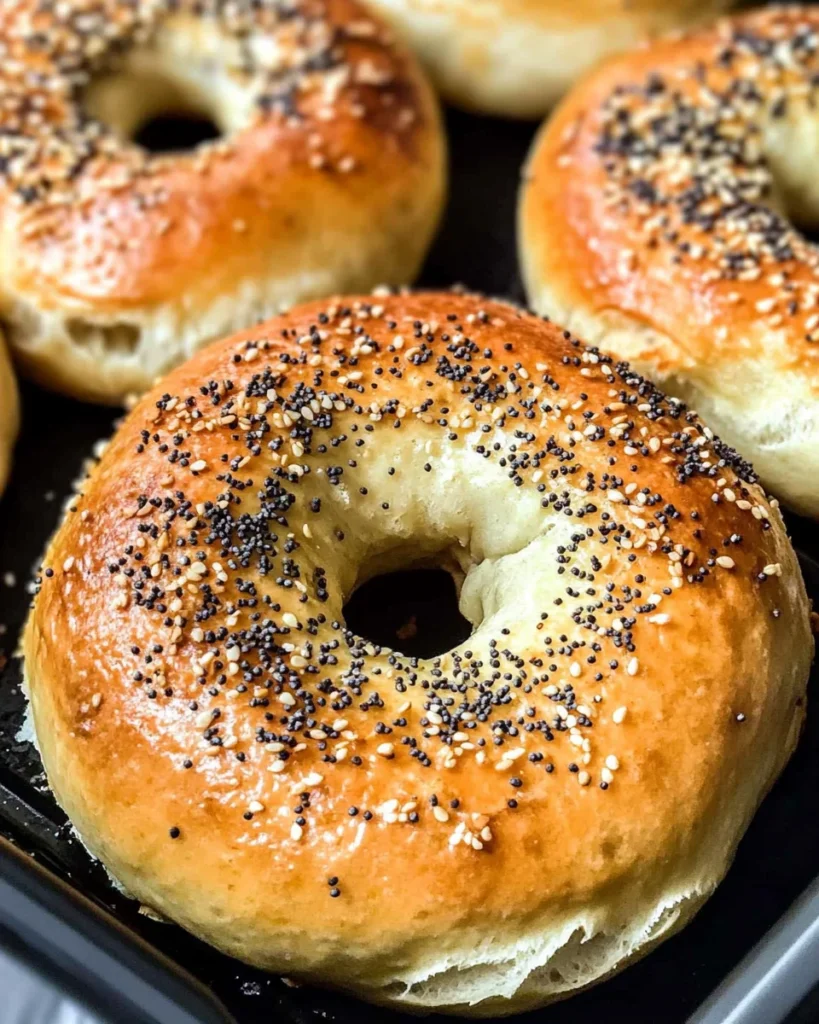 Air Fryer Protein Bagels