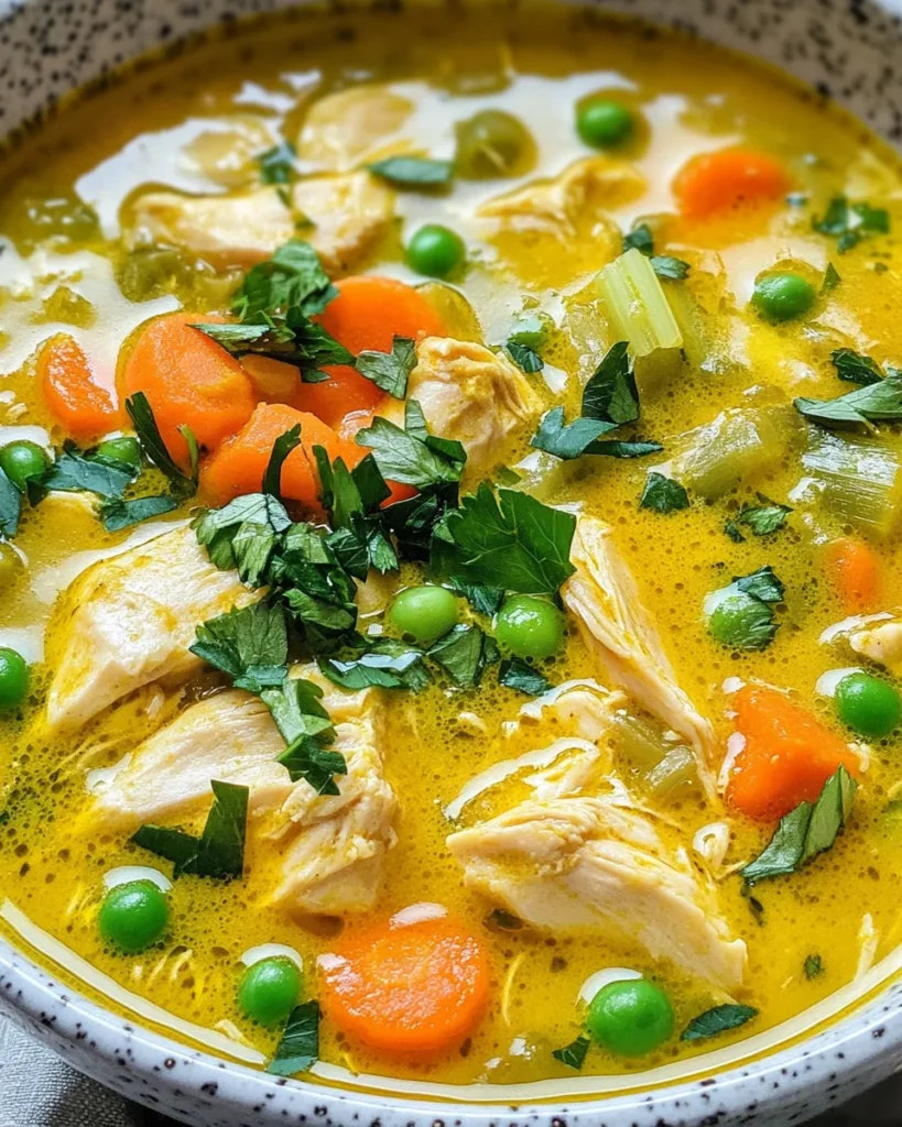 Anti Inflammatory Turmeric Chicken Soup