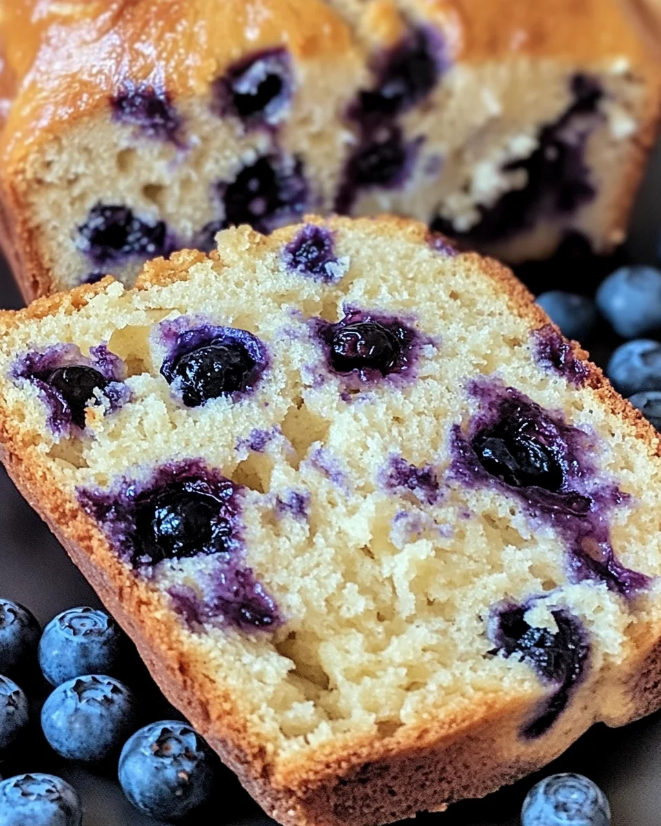 Blueberry Cream Cheese Bread
