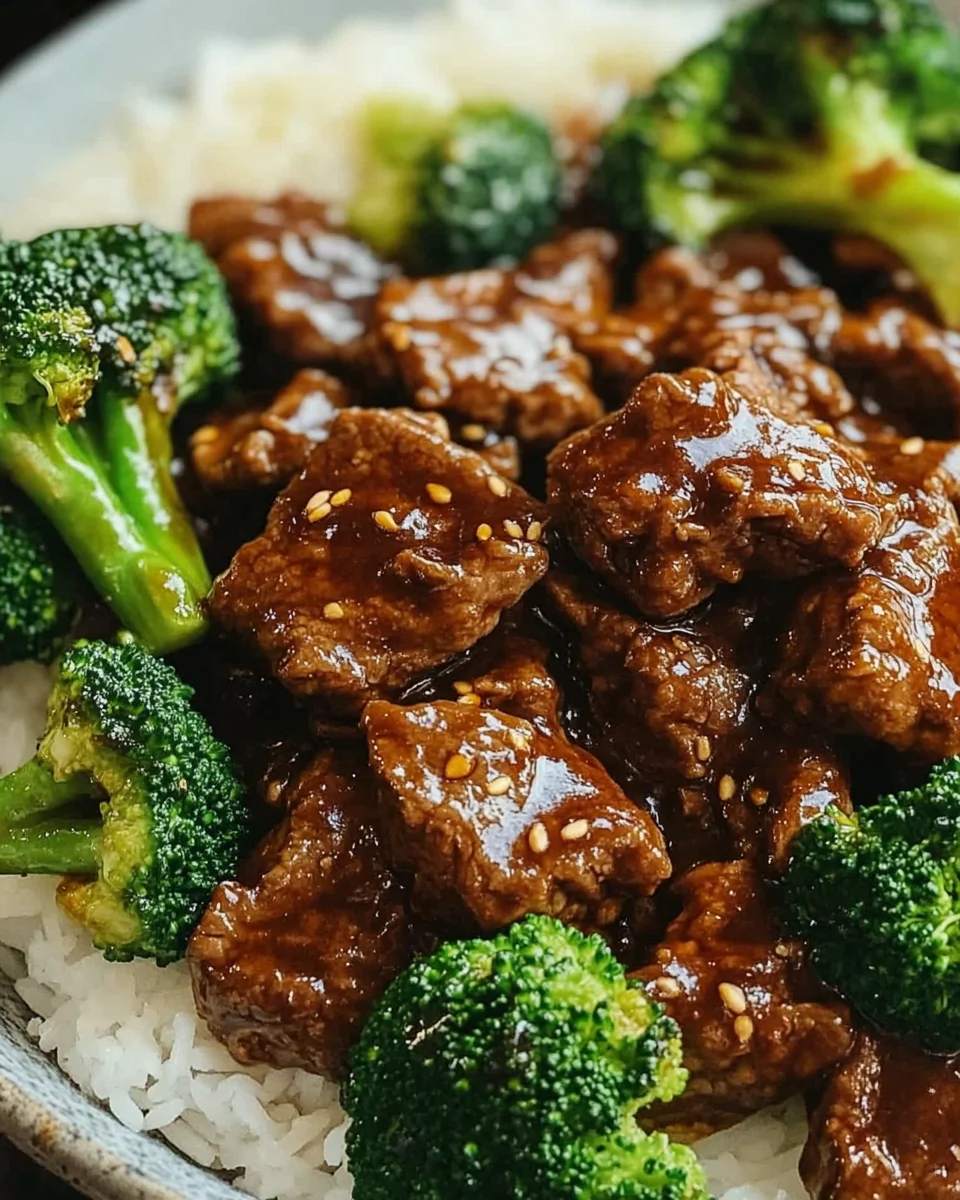 Chinese Beef and Broccoli (牛肉炒西兰花)