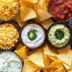 Chips and dip platter