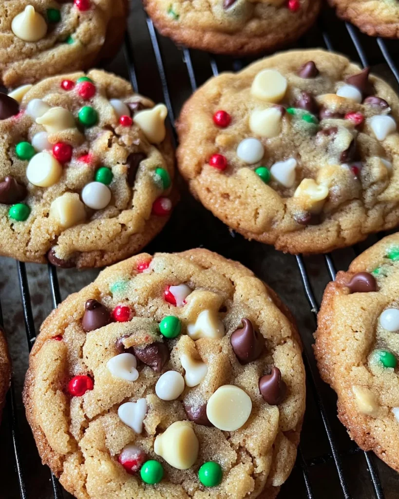 Christmas Chocolate Chip Cookies