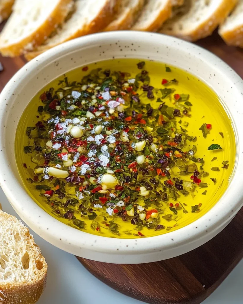 Copycat Carrabba's Bread Dipping Oil Recipe