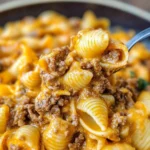 Creamy Beef and Shells