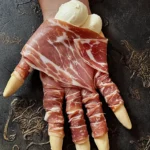 Creepy Halloween Hand Appetizer