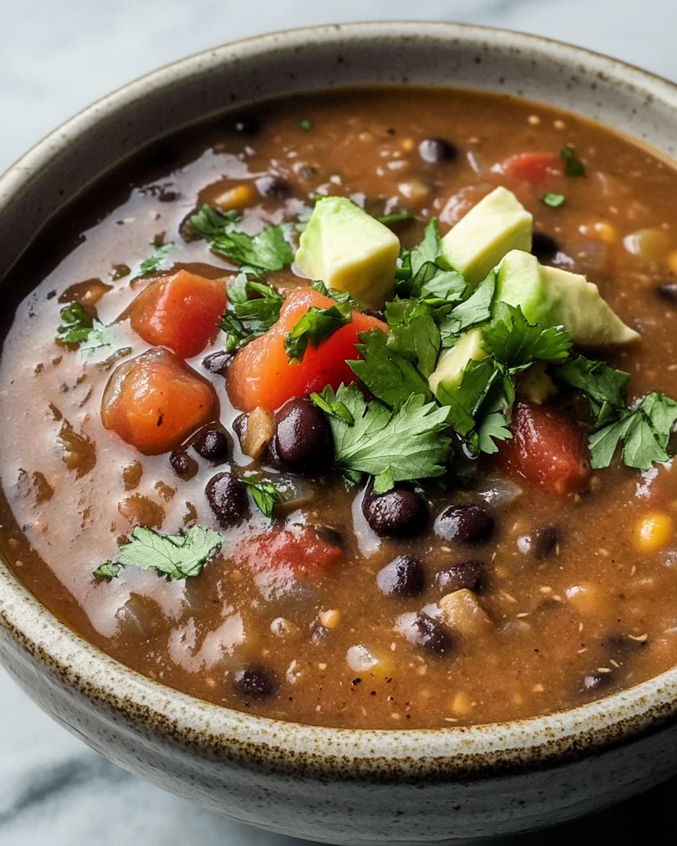 Easy Black Bean Soup