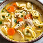 Easy Chicken Tortellini Soup