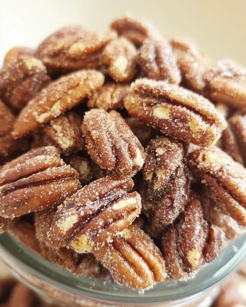Easy Cinnamon Sugar Pecans