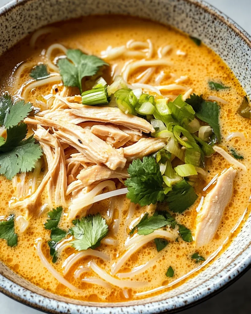 Easy Thai Chicken Curry Soup