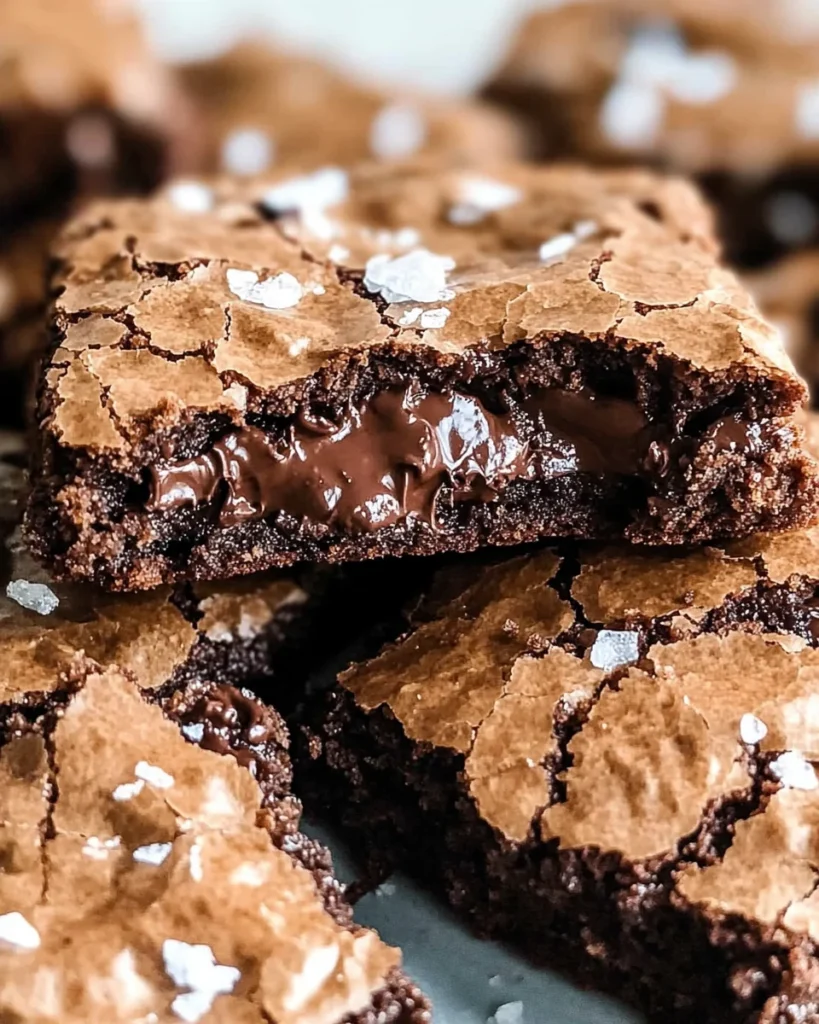 Fudgy Chewy Browkies (Brookies)